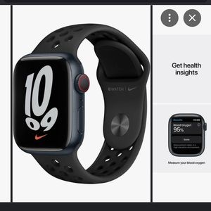 45mm Pre-owned GPS+cellular Nike Sport iWatch 7 series. Comes with charger.